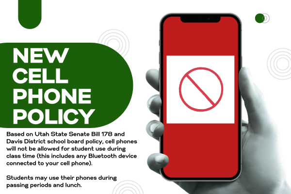 Cell phone policy - no use during class time