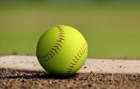 image of a yellow softball