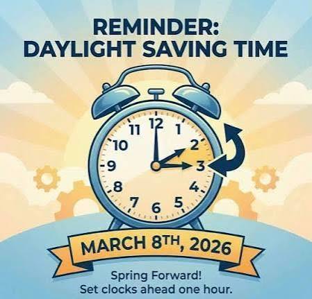 Don’t forget to Aoring your clocks one hour ahead!