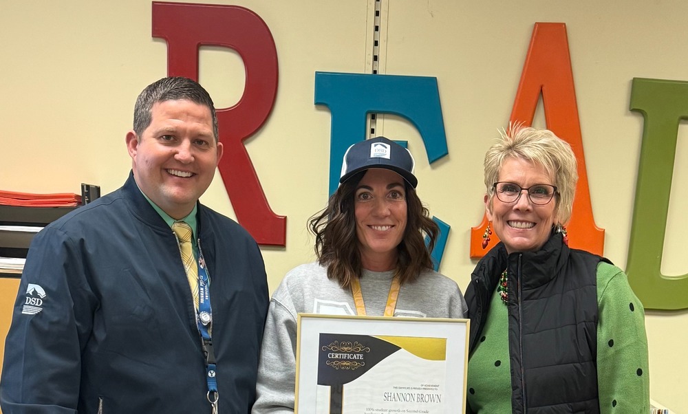 We don't mean to brag, but Morgan Elementary has the BEST Teachers! Congratulations to Mrs. Brown for achieving 100% student growth in Acadience Reading. 