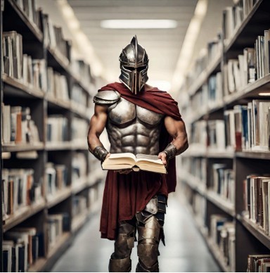 Spartan in library