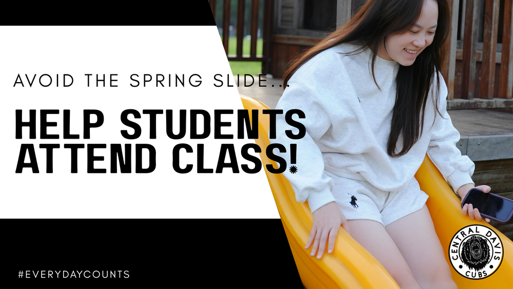 Avoid the spring slide...help students attend class!