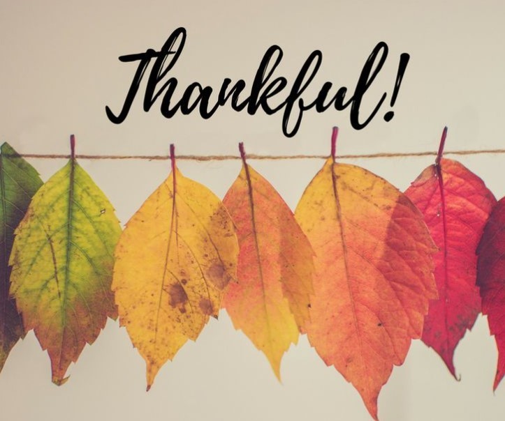November Events- Thankful for You!