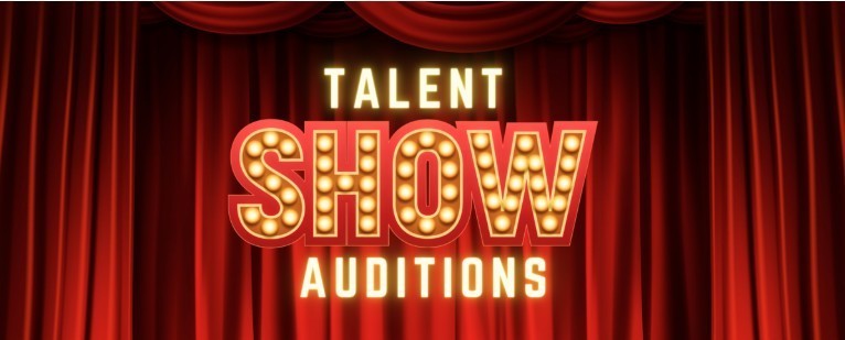 Talent show audtions in marque lights