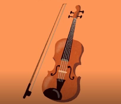violin with bow