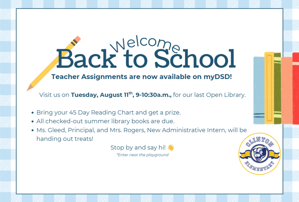Welcome back to school
