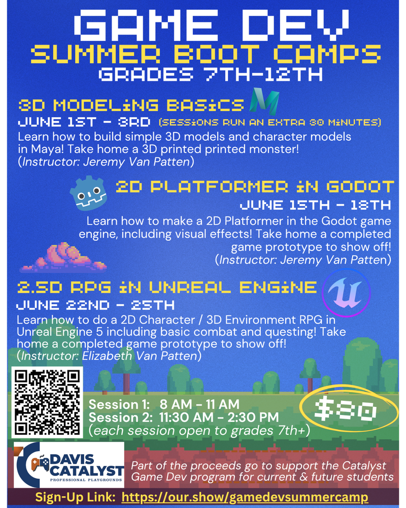GAME DEVELOPMENT SUMMER BOOT CAMPS