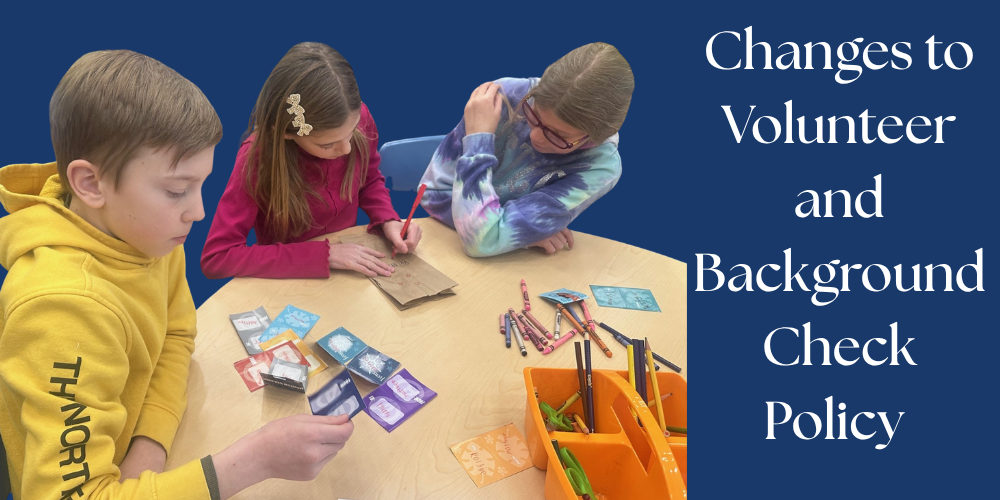 Children doing an art activity
