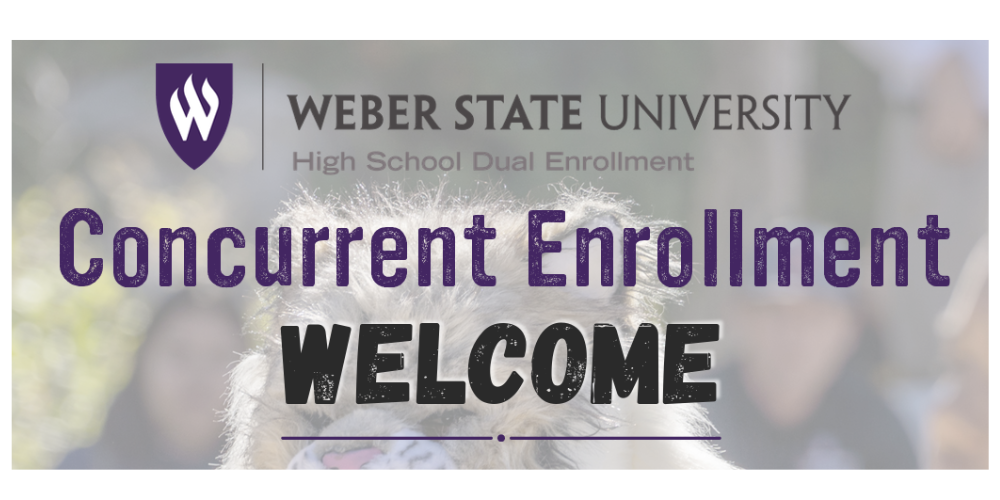 weber state university high school dual enrollment concurrent enrollment welcome