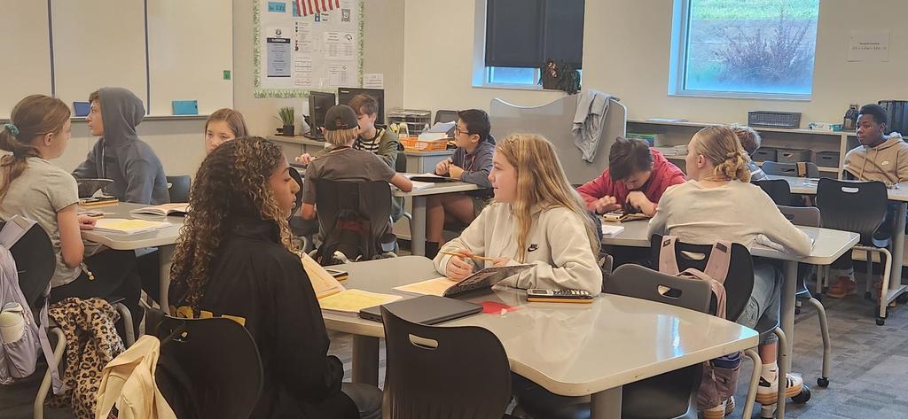 Students working picture