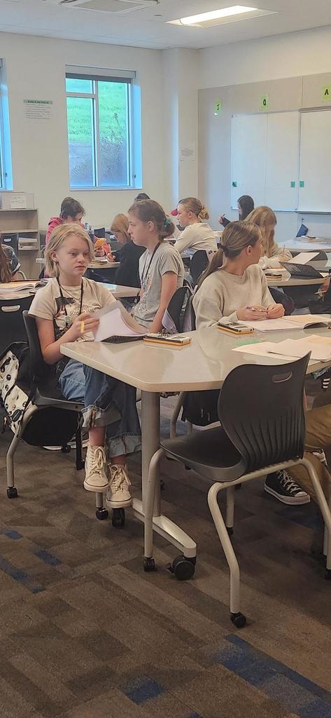 Students working picture