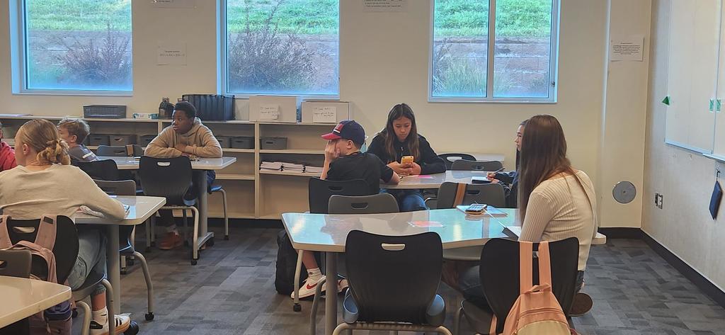 Students working picture