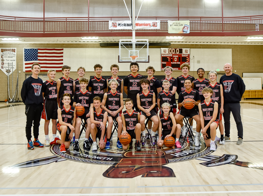 Boys Basketball Team Photo