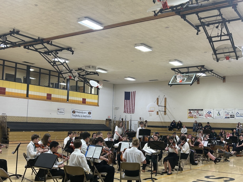 Sunset Orchestra playing in the gym