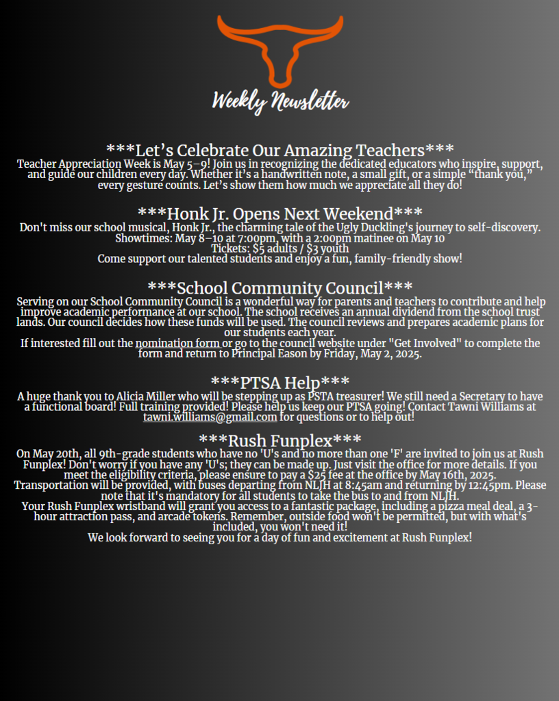 Weekly Newsletter