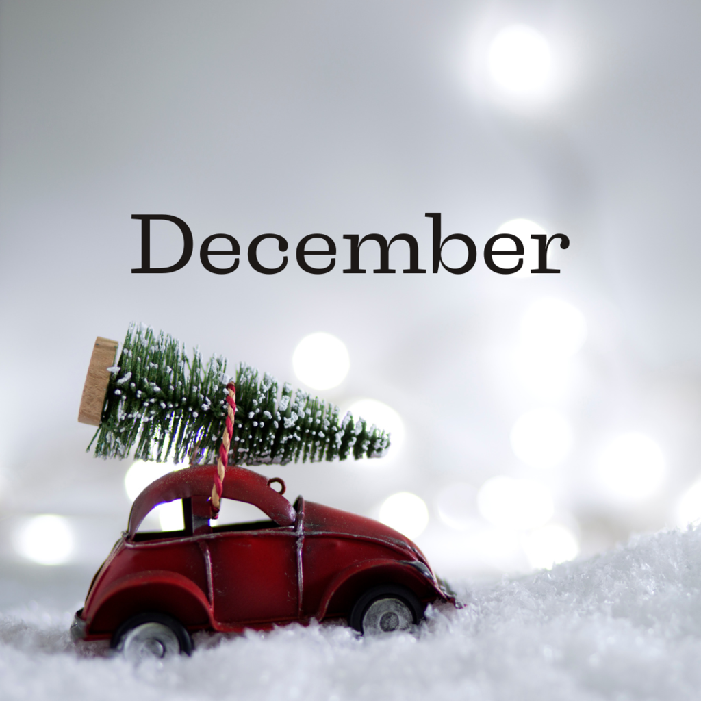 December with toy car