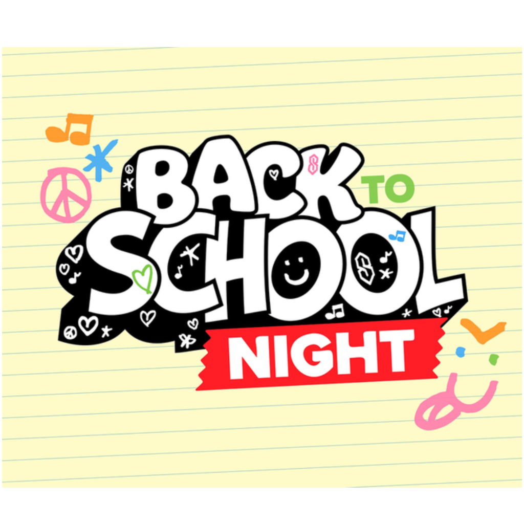 Back to school night graphic