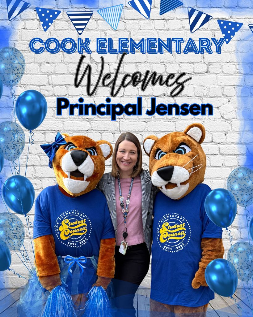Mrs. Jensen and Cook Cougars