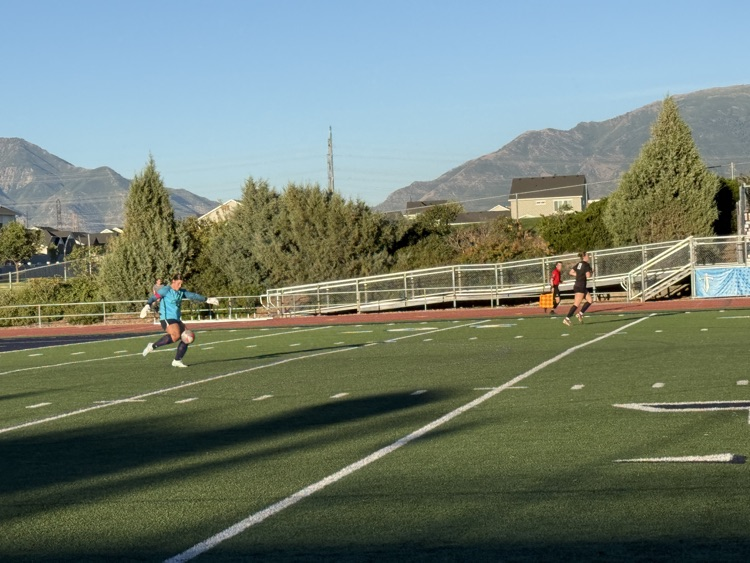 girls playing soccer