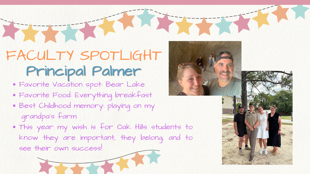 Faculty Spotlight Principal Palmer