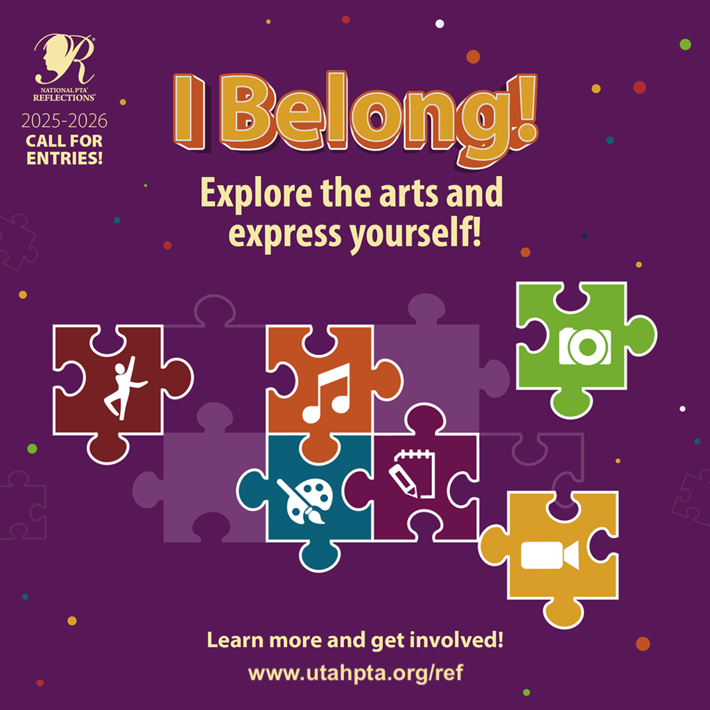 I belong! Explore the arts and express yourself! Learn more and get involved! 111.utahpta.org/ref