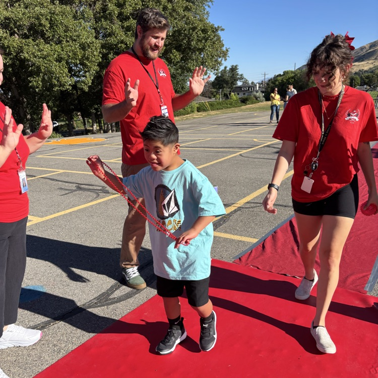 Red Carpet Welcome! 1st day of school