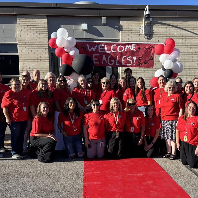 Red Carpet Welcome! 1st day of school