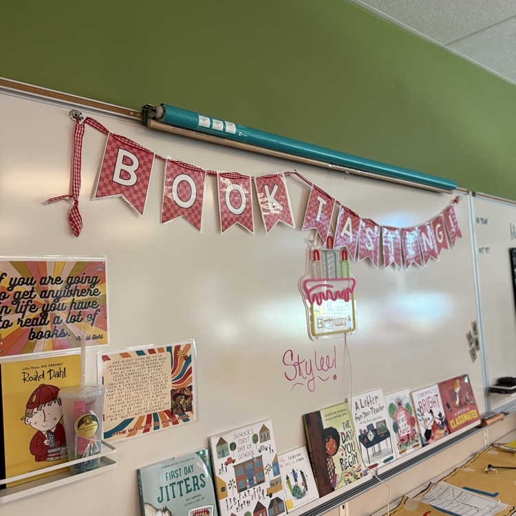 Book Tasting sign