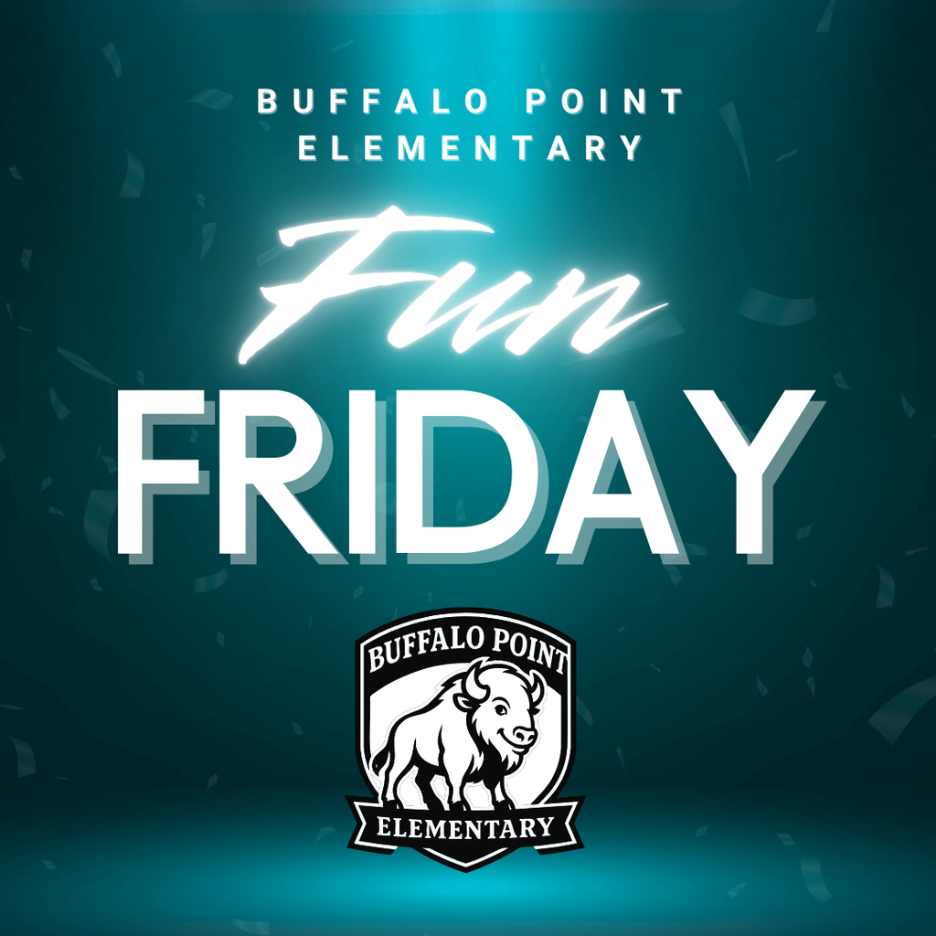 fun friday with logo behind it