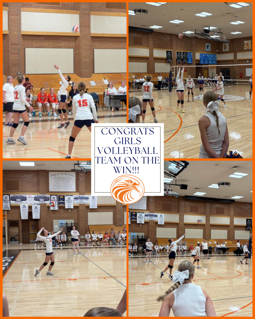 Congrats girls volleyball team on the win!!!