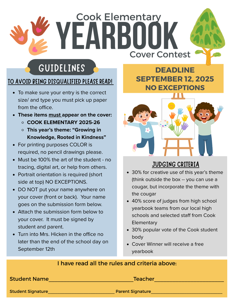 Yearbook Cover Contest