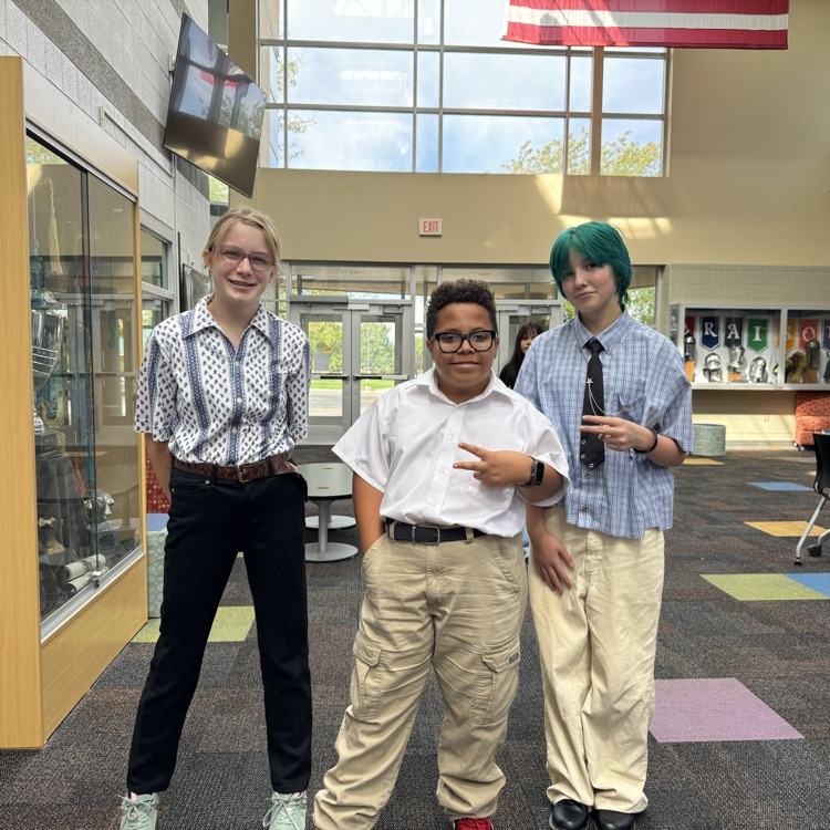students dressed as teachers
