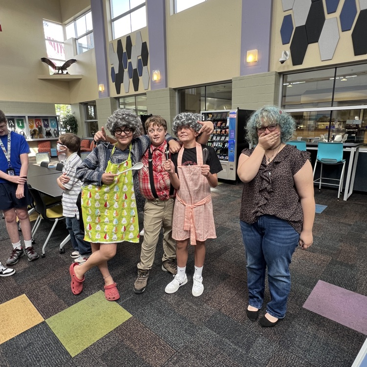 students dressed as teachers