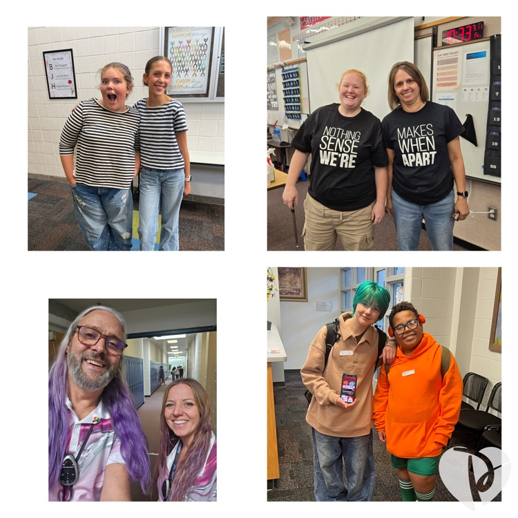 people in same clothes 