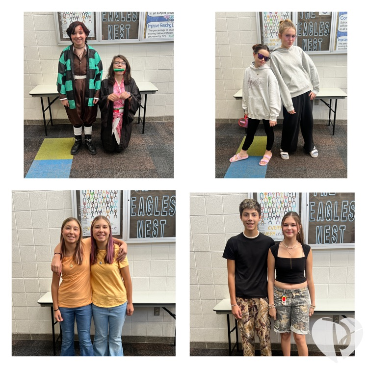 people in same clothes