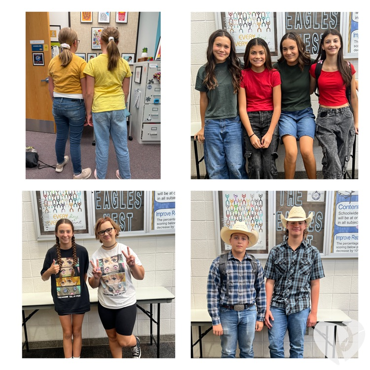 people in same clothes