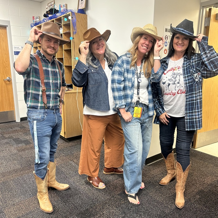 people dressed as cowboys 
