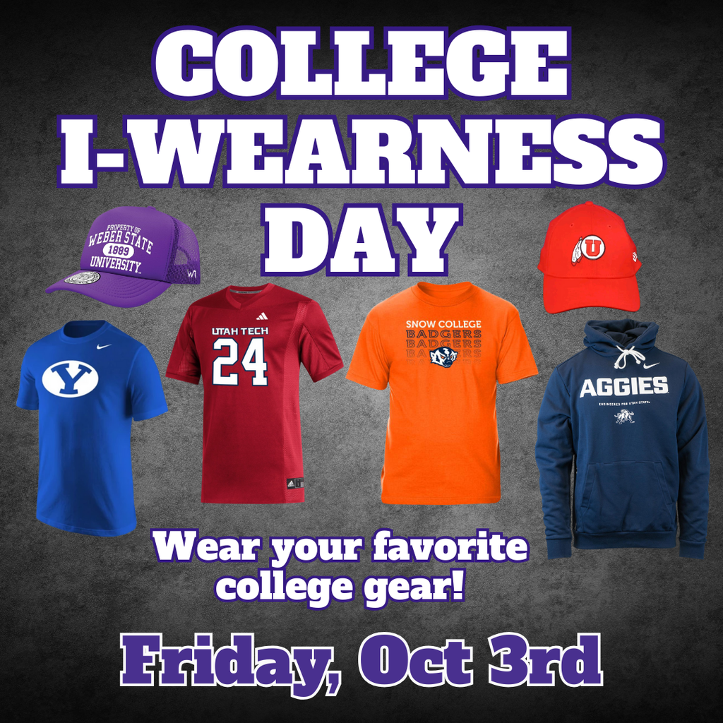 college gear on 1st friday of every month