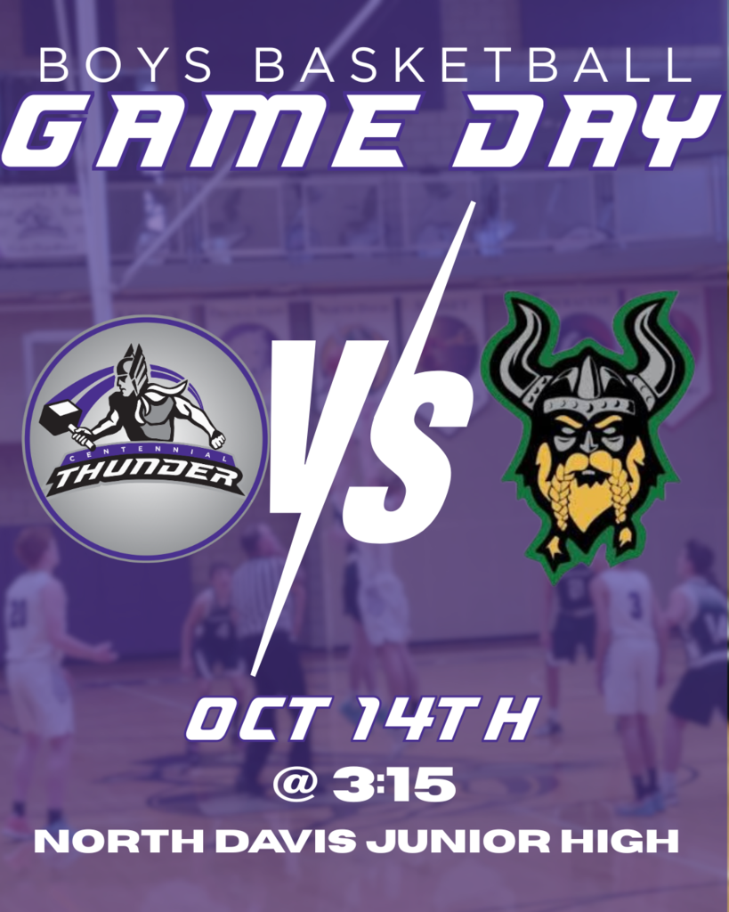 boys basketball game oct 14th 3:15 at North davis  jr hgih