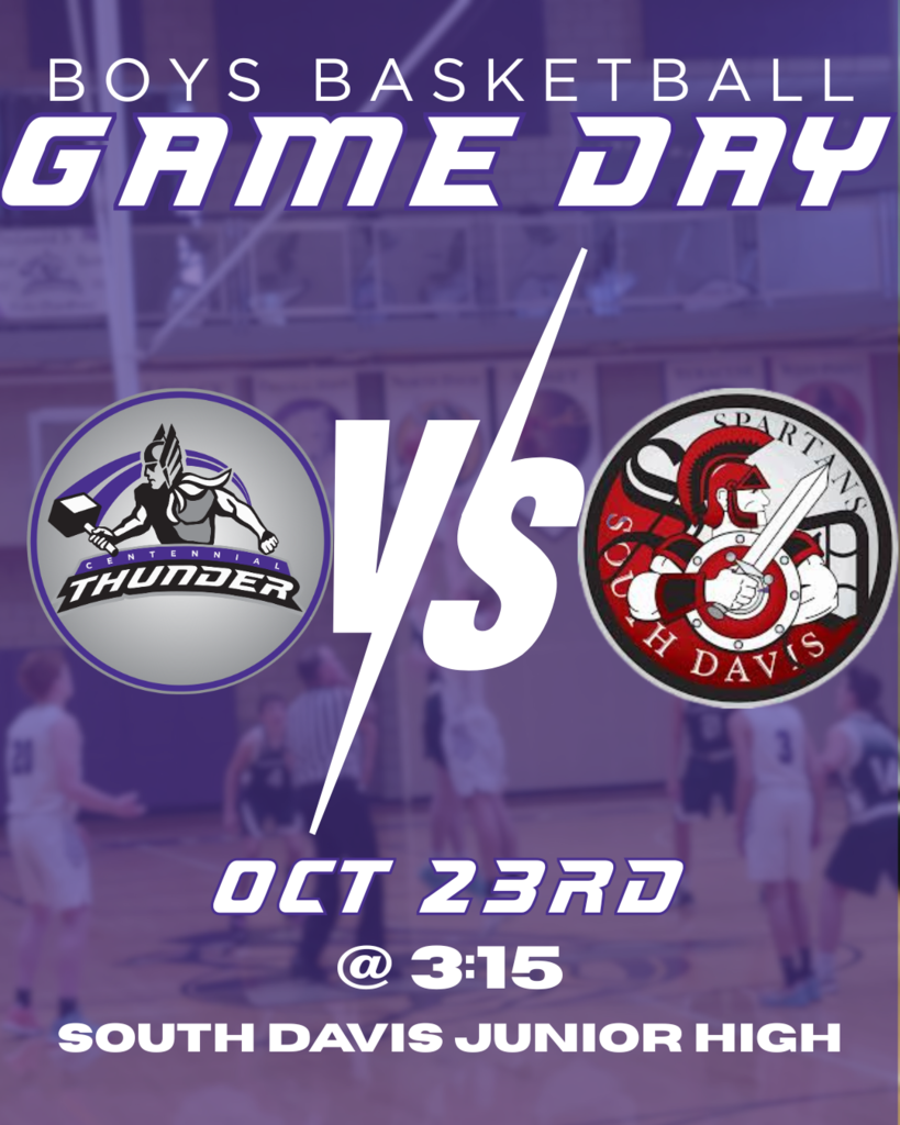 boys basketball game oct 23rd 3:15 at south davisl jr hgih