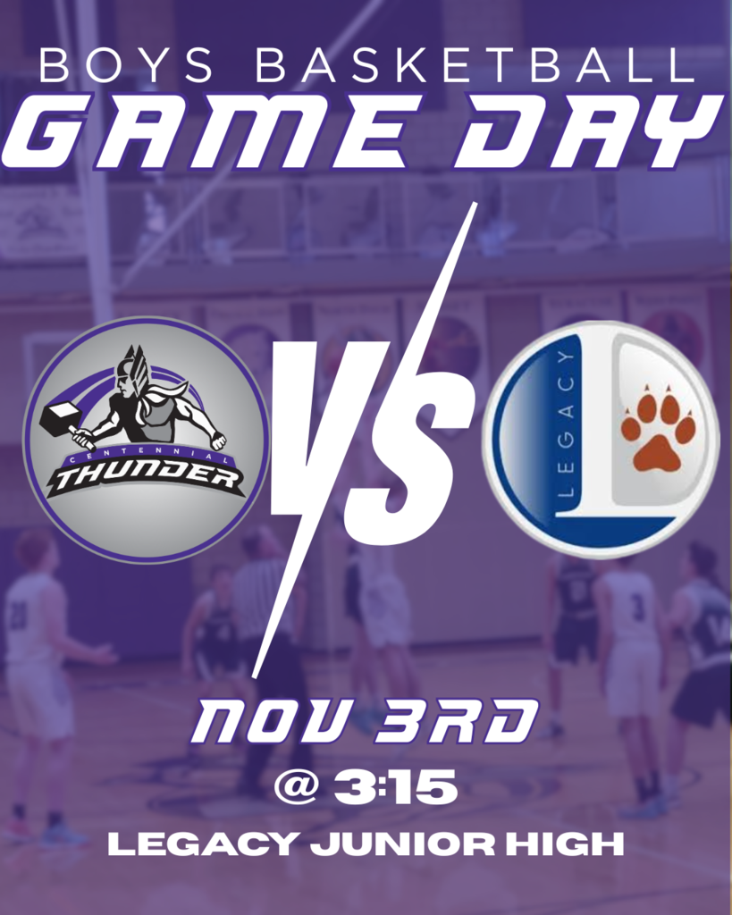 boys basketball game nov 3rd 3:15 at legacy jr hgih