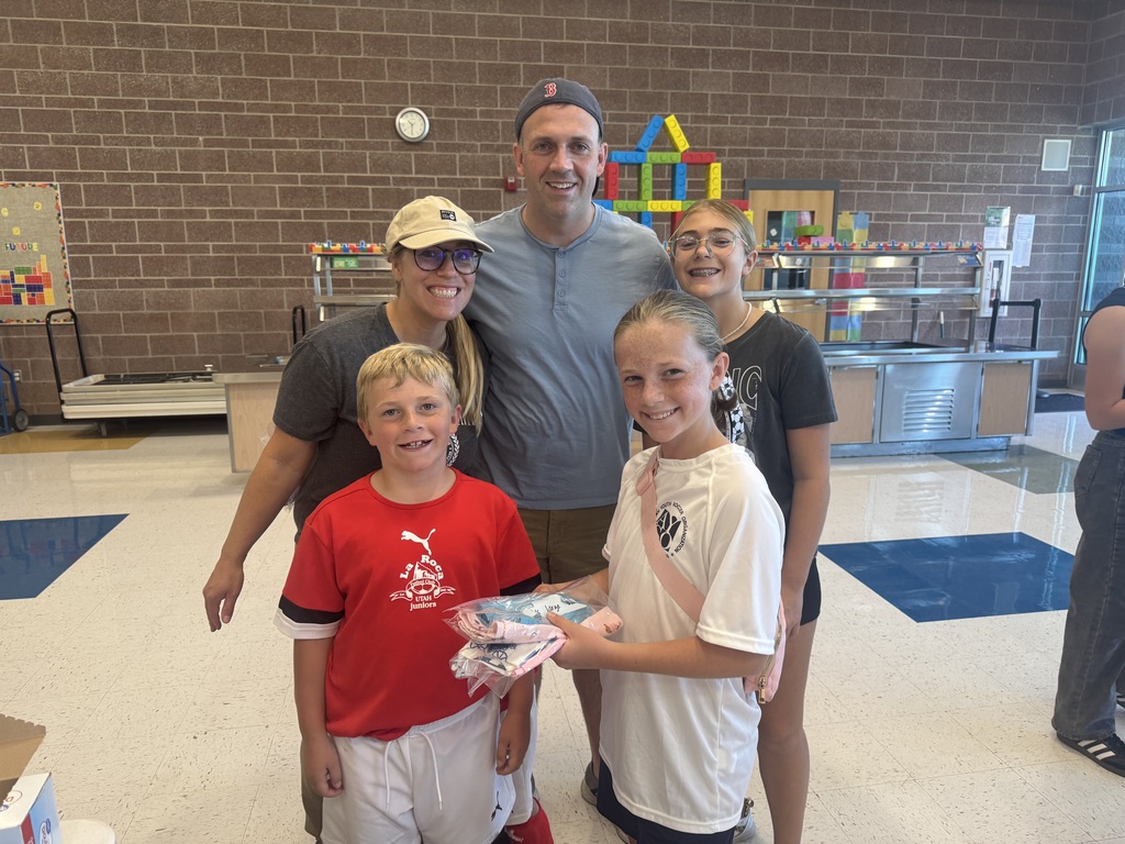 family at service project