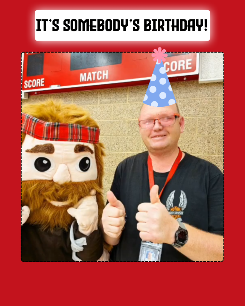 It’s somebody’s birthday!