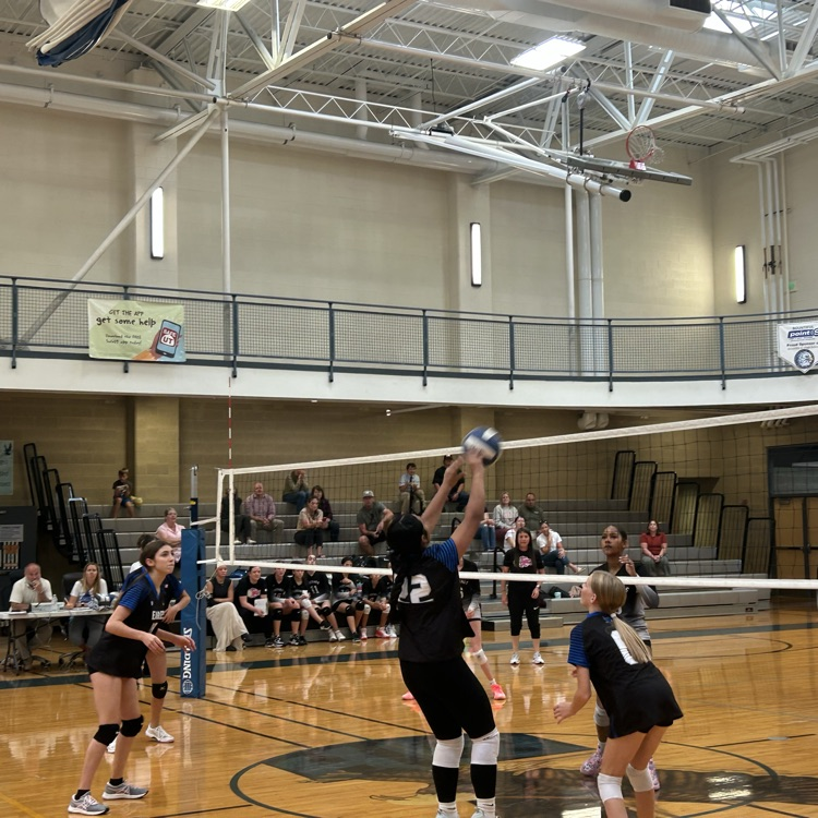 girls playing volleyball 