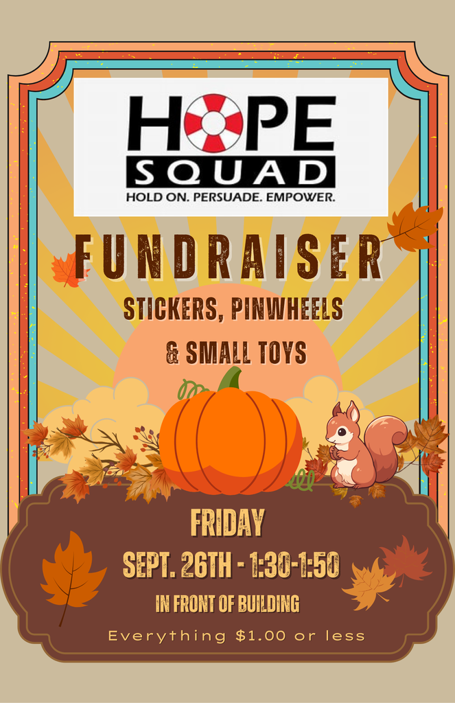 Come support our Hope Squad!!