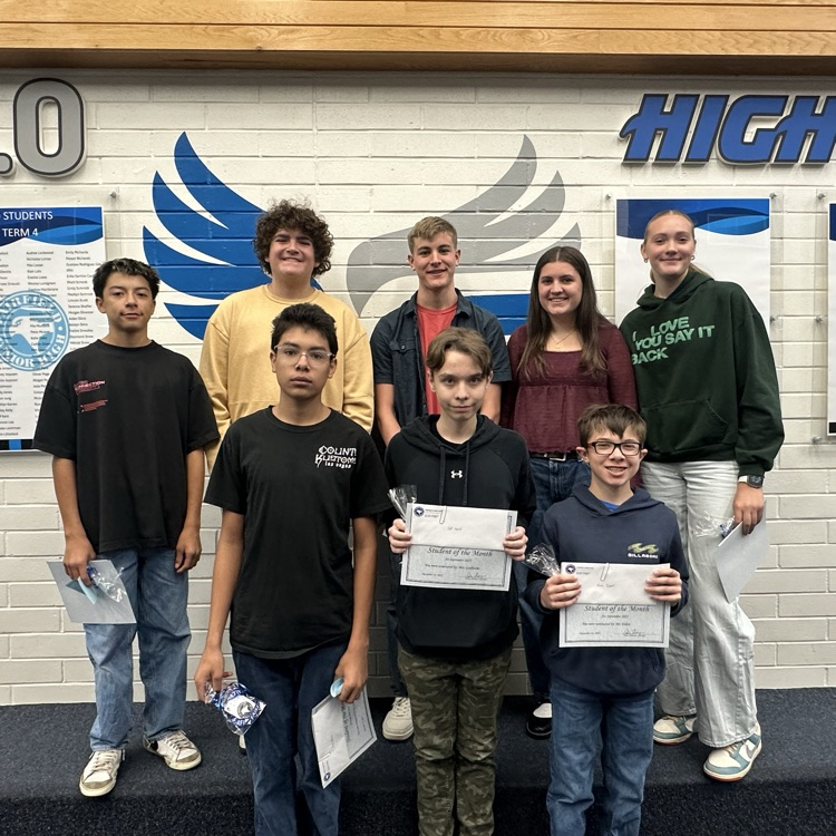 September students of the month 