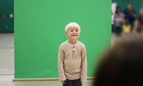 boy having picture taken