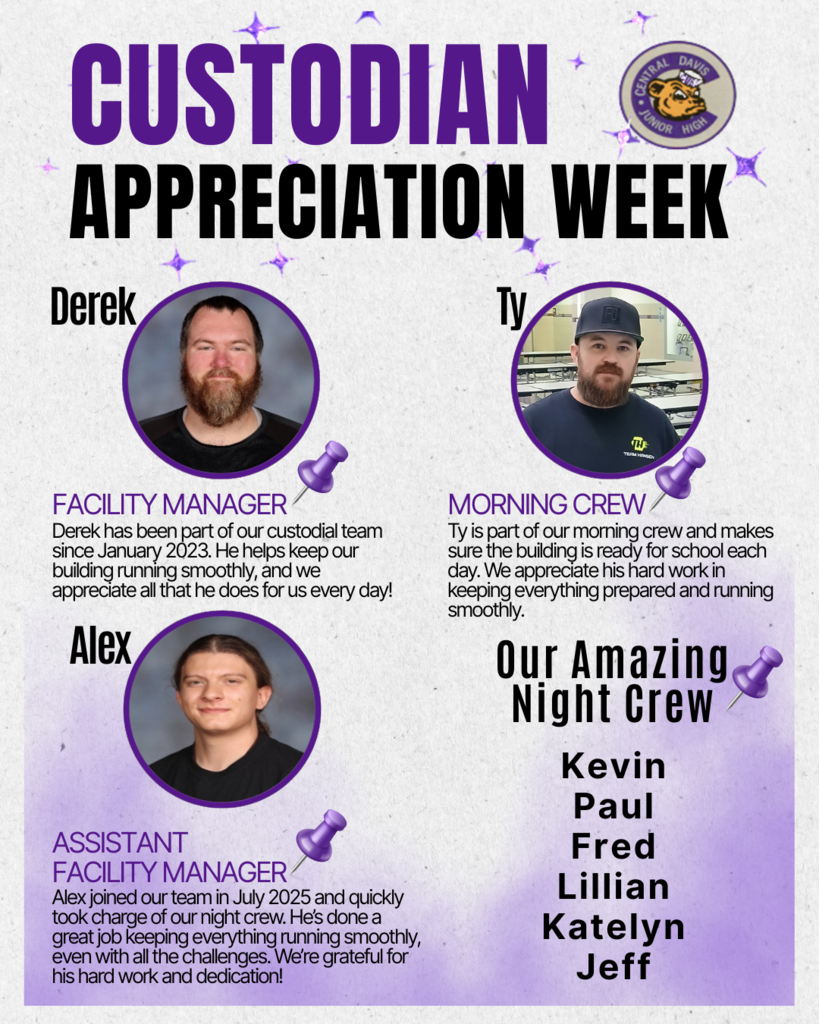 Custodian Appreciation Week Poster