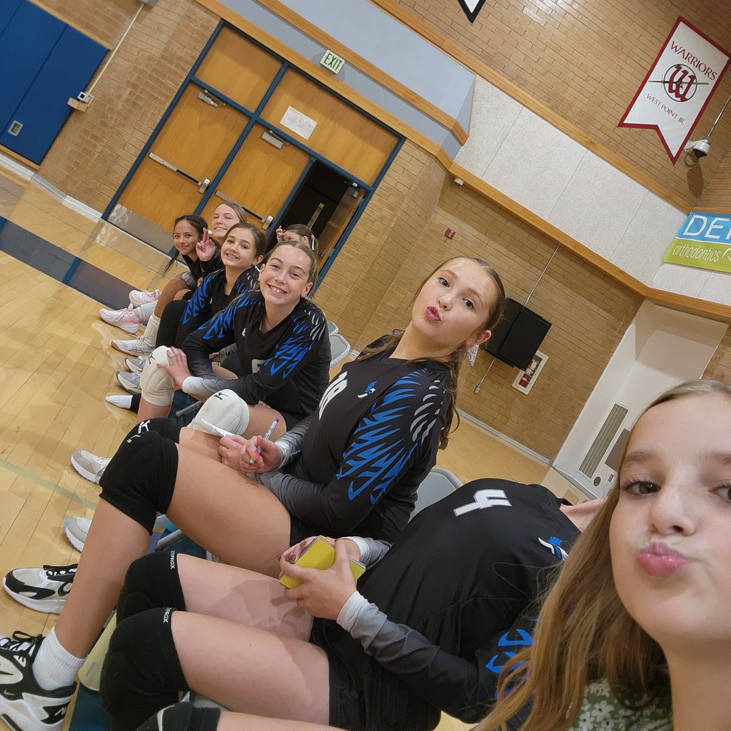 Our Fairfield bench of JV players smiling for the picture.