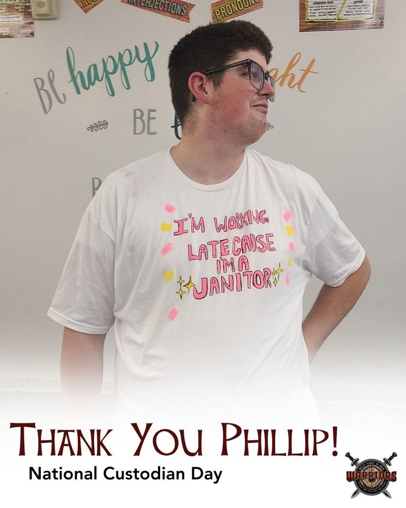 Thank you Phillip National Custodian Day